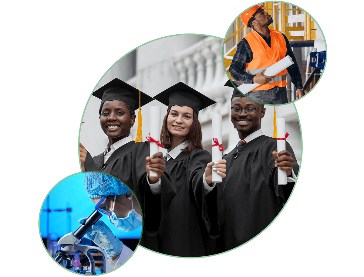 African students using digital education tools